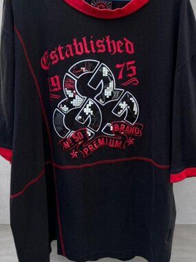 Vintage G-Unit No 50 Graphic Tee Black Red Stitch Hip Hop Shirt Y2K Streetwear